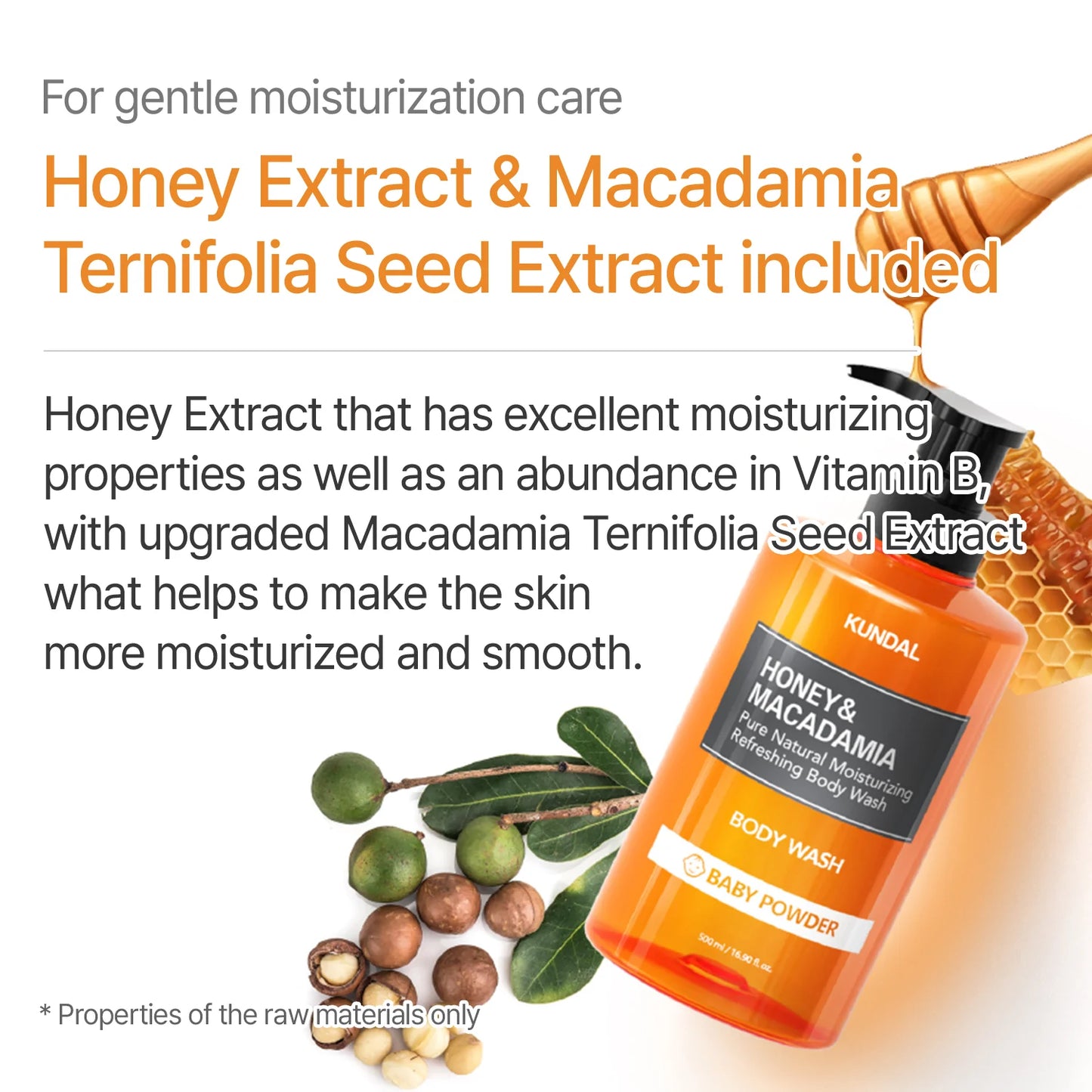 Honey & Macadamia Pure Body Wash