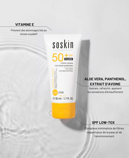 SPF50+ Sun cream very high protection fluid