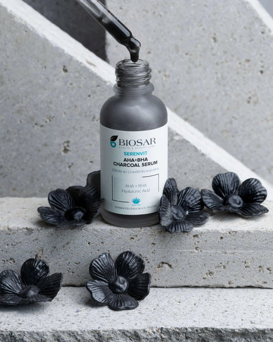 Serenvit AHA + BHA + Charcoal Serum