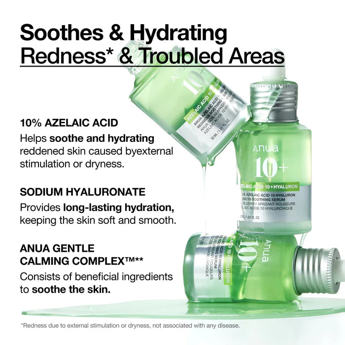 Azelaic Acid 10 Hyaluron Redness Soothing Serum