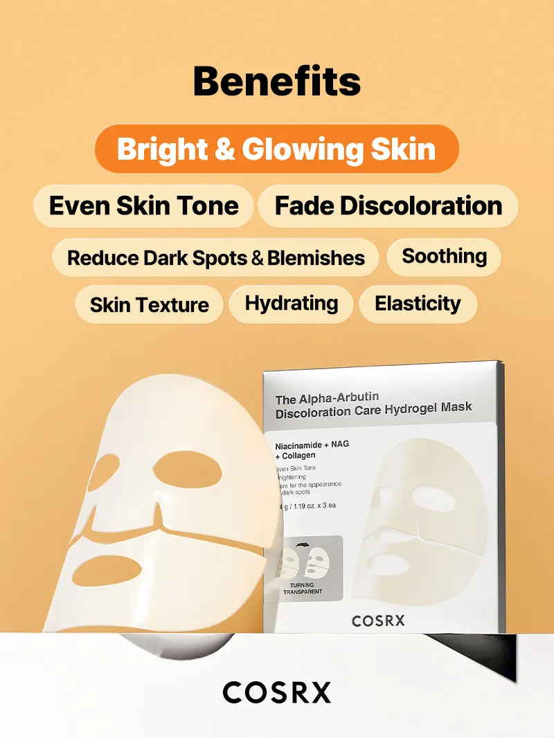 The Alpha-Arbutin Discoloration Care Hydrogel Mask