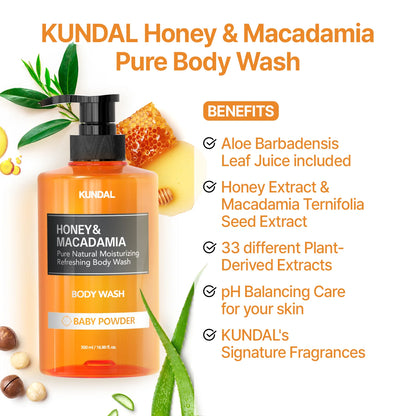 Honey & Macadamia Pure Body Wash