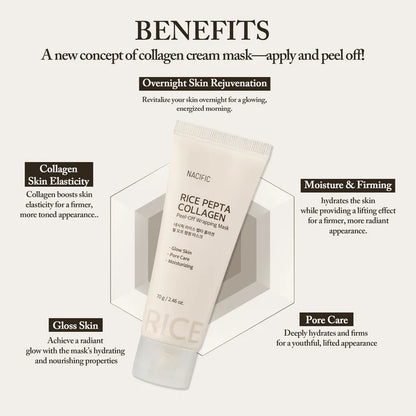 Rice Pepta Collagen Peel-Off Wrapping Mask