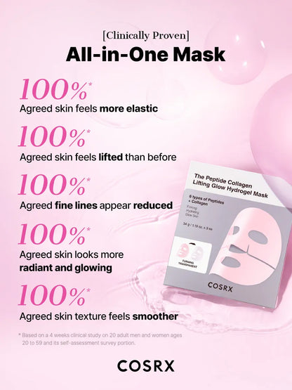 The Peptide Collagen Lifting Glow Hydrogel Mask