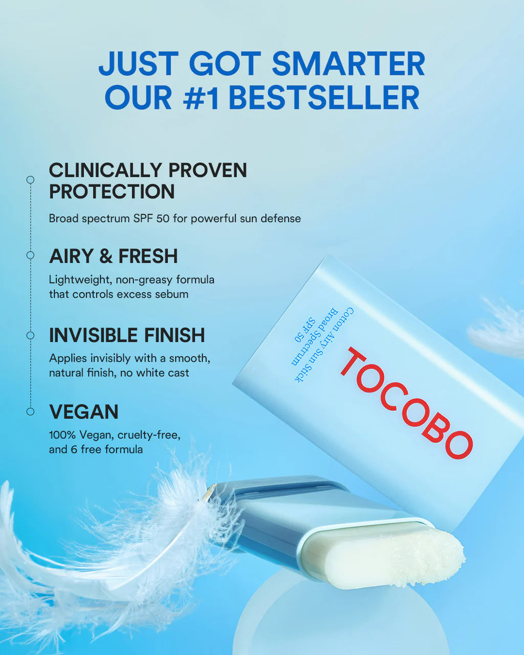 Tocobo Cotton Airy Sun Stick