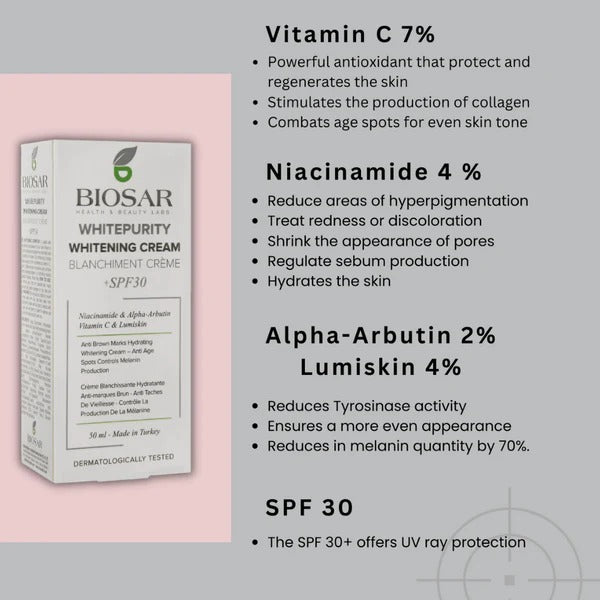 Whitepurity Whitening Cream SPF30+