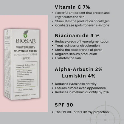 Whitepurity Whitening Cream SPF30+